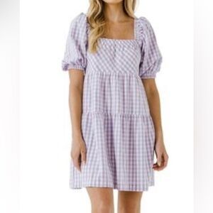 🙋‍♀️💁‍♀️English factory TWEED BABYDOLL DRESS